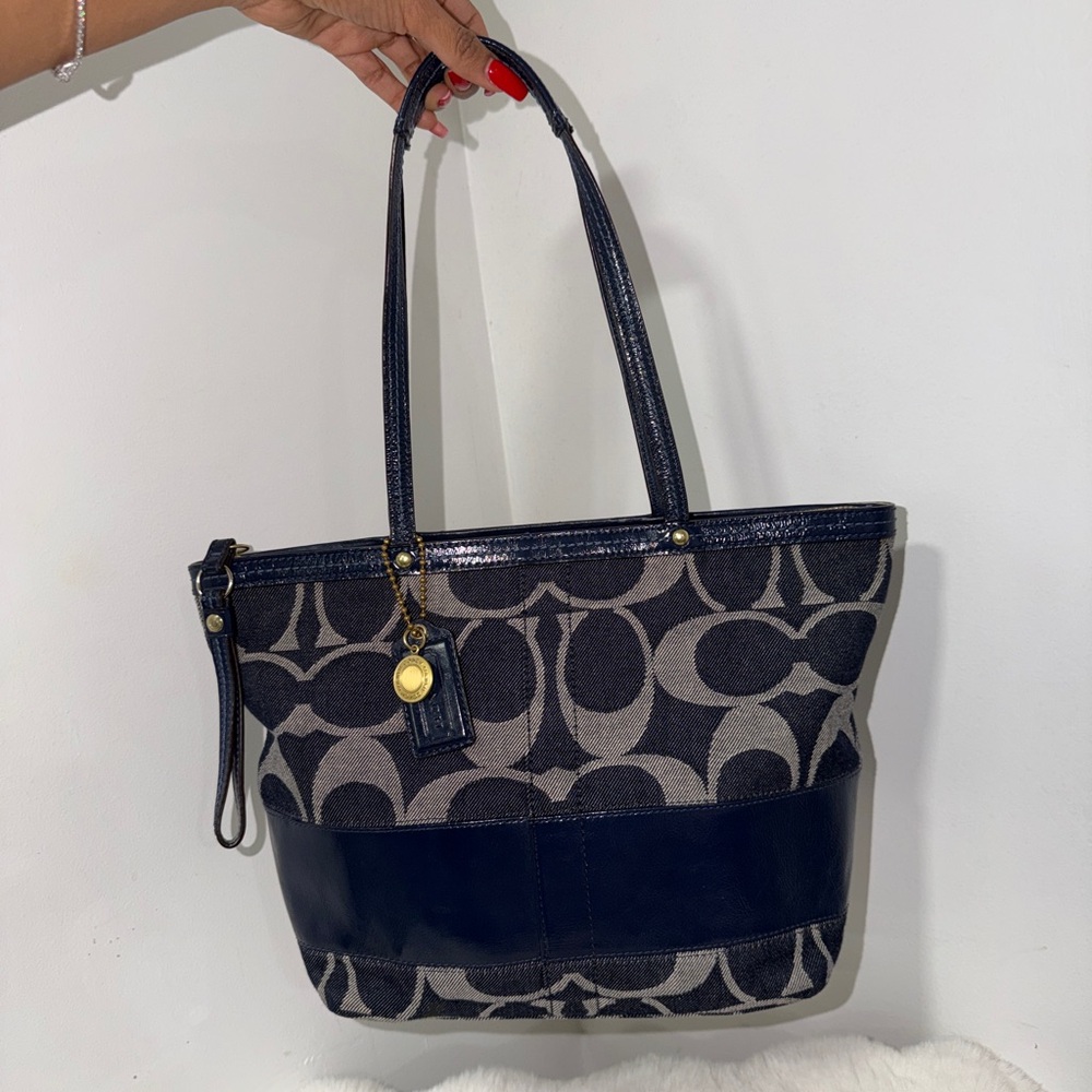 Coach y2k Denim shoulder bag & Wristlet set - Picture 4 of 6
